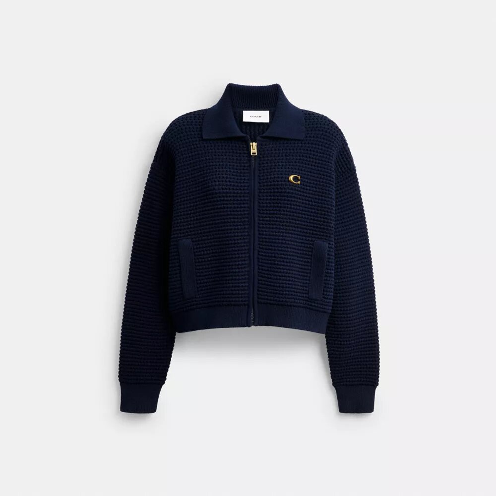 Zip Front Cardigan